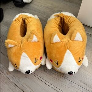 Cute Corgi Plush Slippers
